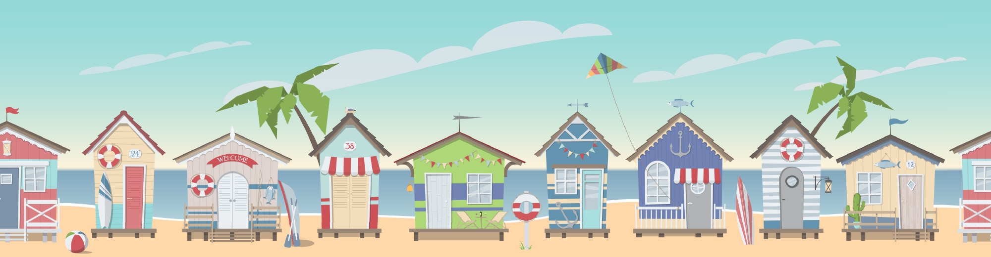 Beach Huts for Hire and Sale