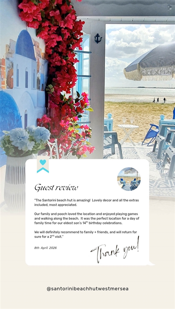 Santorini Beach Hut